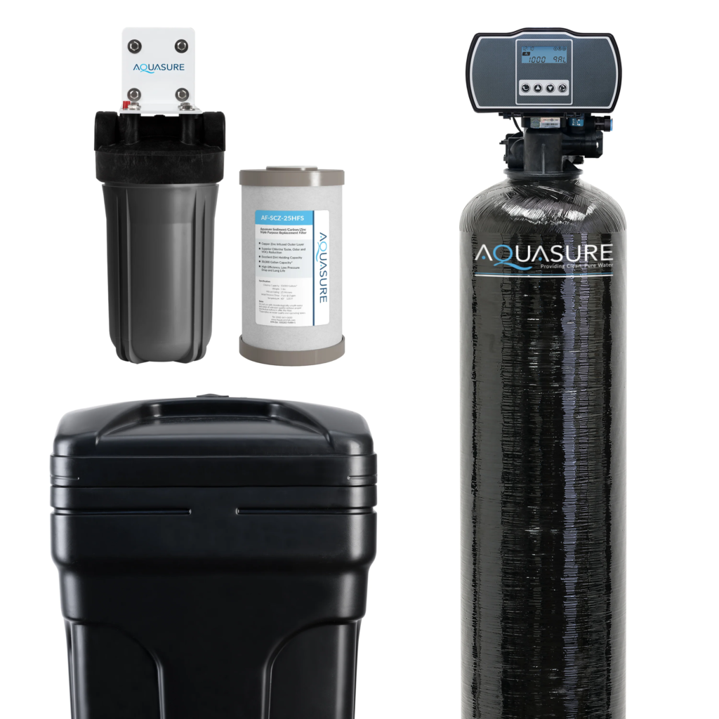 whole house water filter and softener