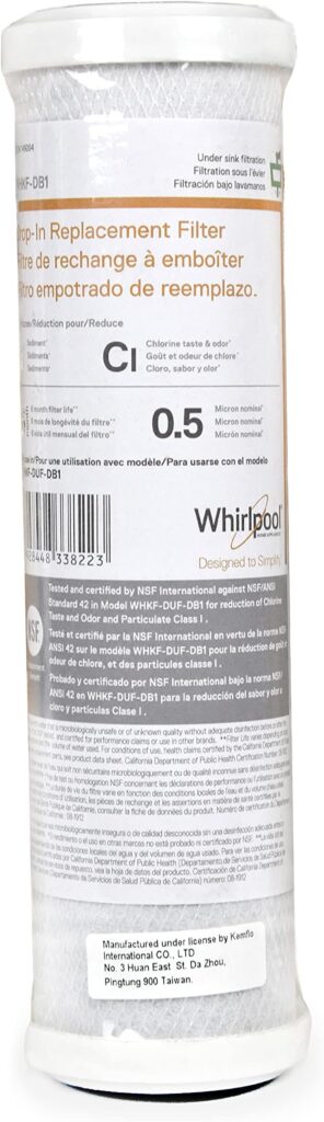 Whirlpool Whole House Water Filter
