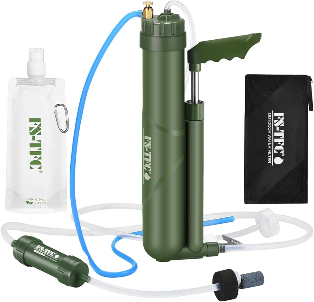 Portable reverse osmosis water filter