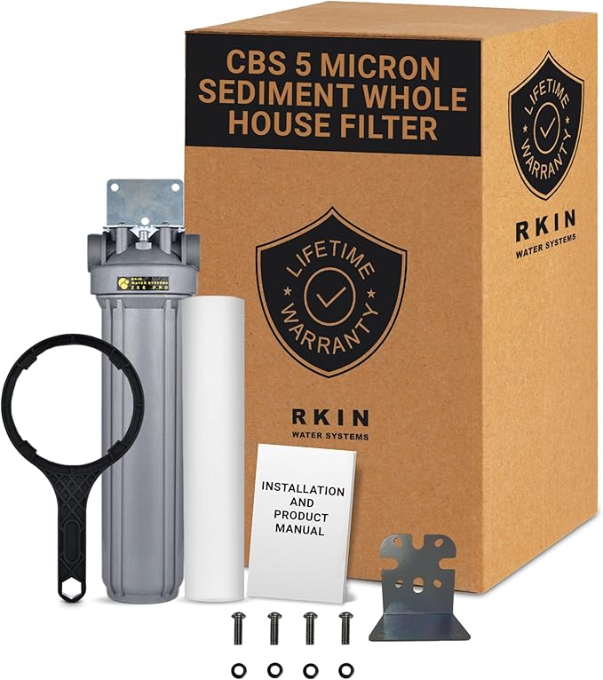 whole house sediment filter for well water