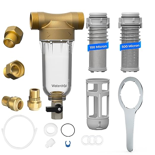 whole house sediment filter for well water