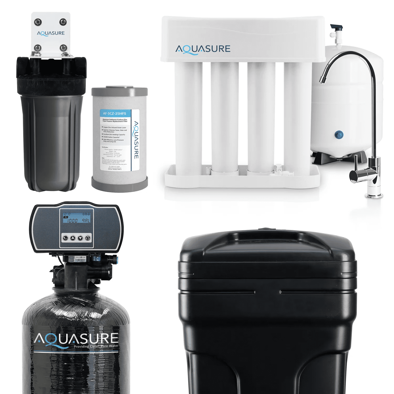 whole house water filter and softener