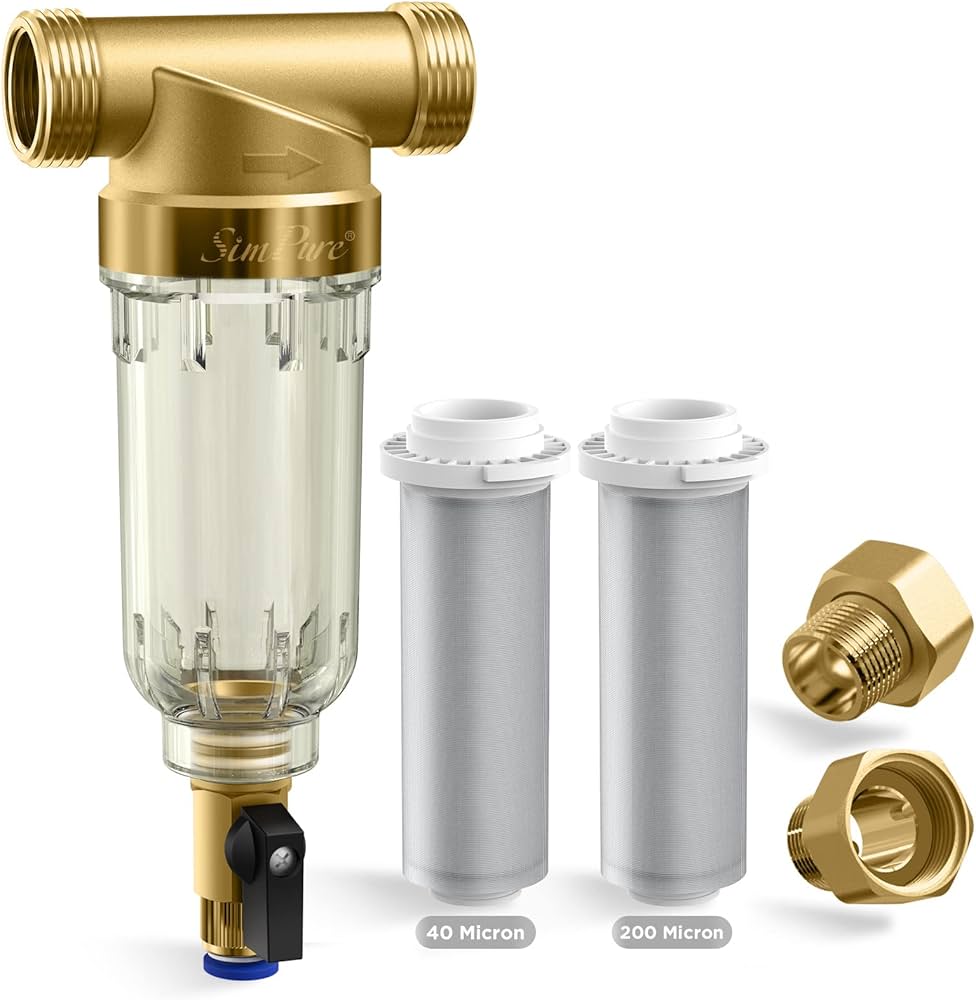 spin down water filter